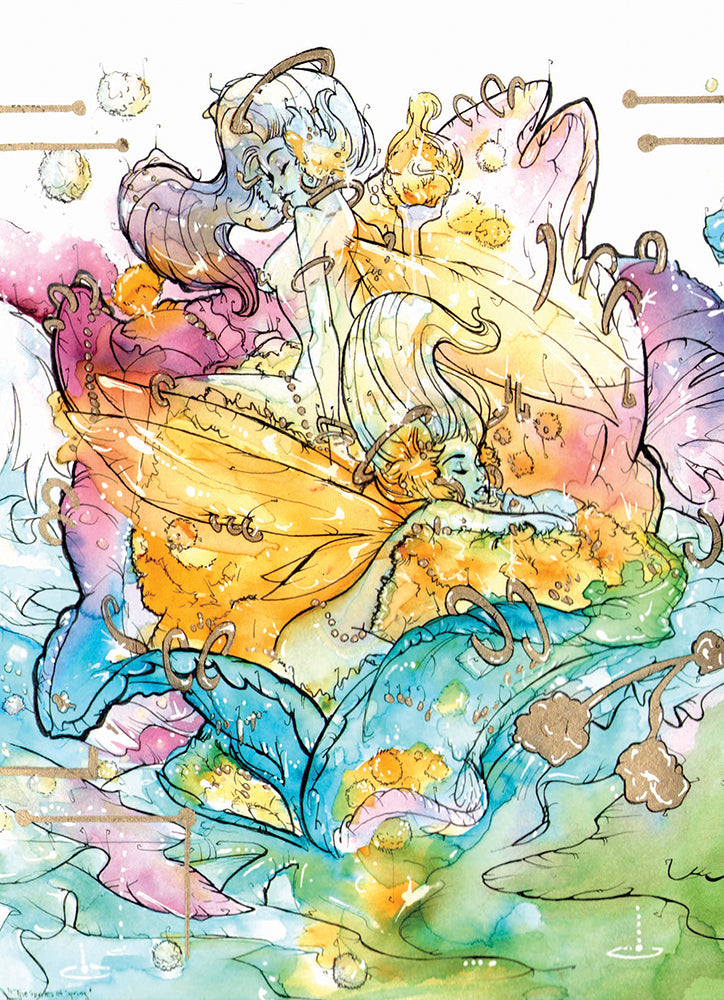 Seasons - Sprites of Spring (Flying Frog Illustration) FFI