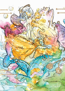 Seasons - Sprites of Spring (Flying Frog Illustration) FFI