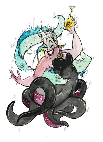 Sea Witch (Flying Frog Illustration) FFI