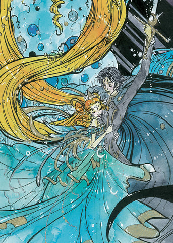 Blue Knight Sky 01 (Flying Frog Illustration) FFI