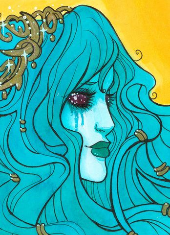 Sugar Goth Girl - Noble Jelly (Flying Frog Illustration) FFI