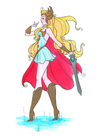 She Raw Power (Flying Frog Illustration) FFI
