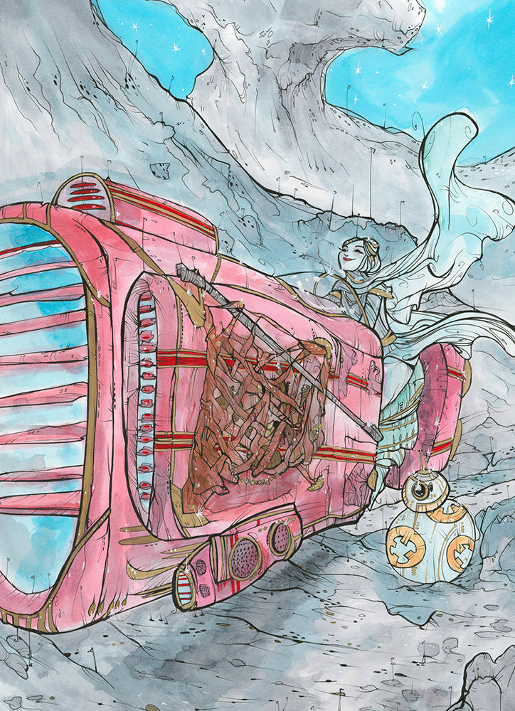 Speedster (Flying Frog Illustration)