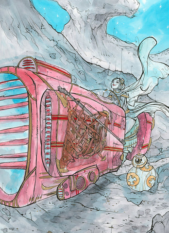 Speedster (Flying Frog Illustration)