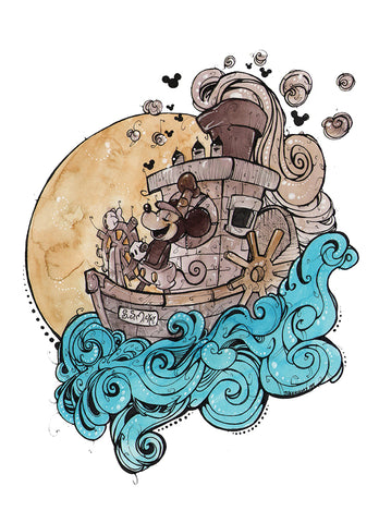 Steamboat (Flying Frog Illustration) FFI