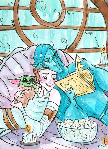 Rainy Days (Flying Frog Illustration) FFI