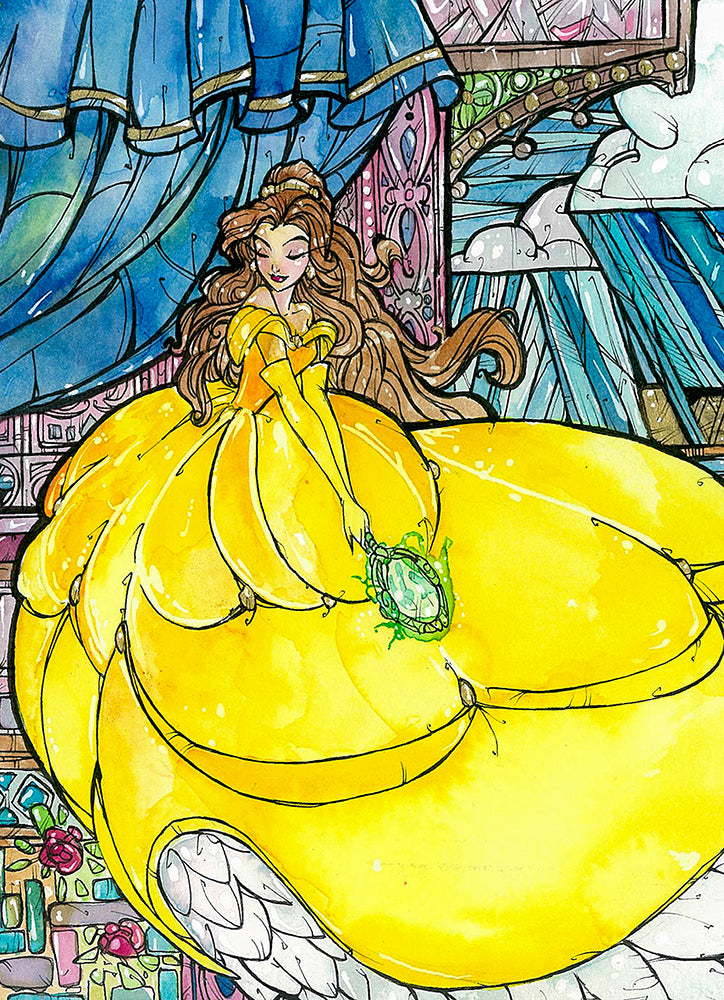 Tale as Old as Time (Flying Frog Illustration) FFI