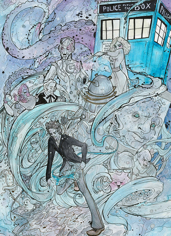 The Doctor (Flying Frog Illustration) FFI