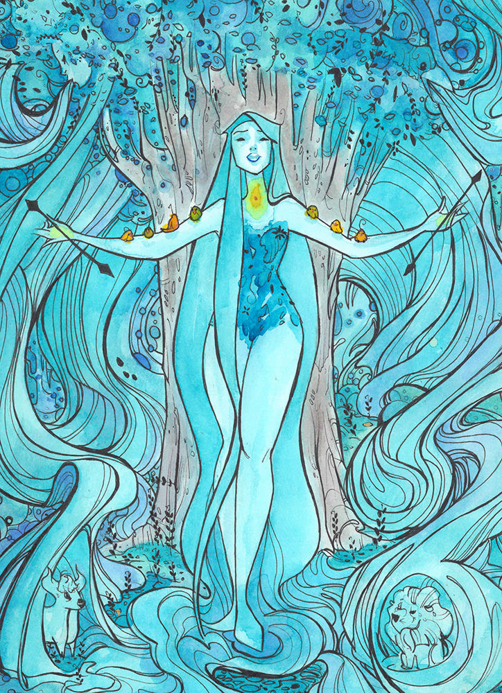 Tarot - The World (Flying Frog Illustration) FFI