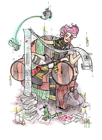 Nymph (Flying Frog Illustration) FFI