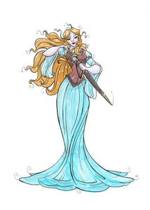 She is no Man (Flying Frog Illustration) FFI