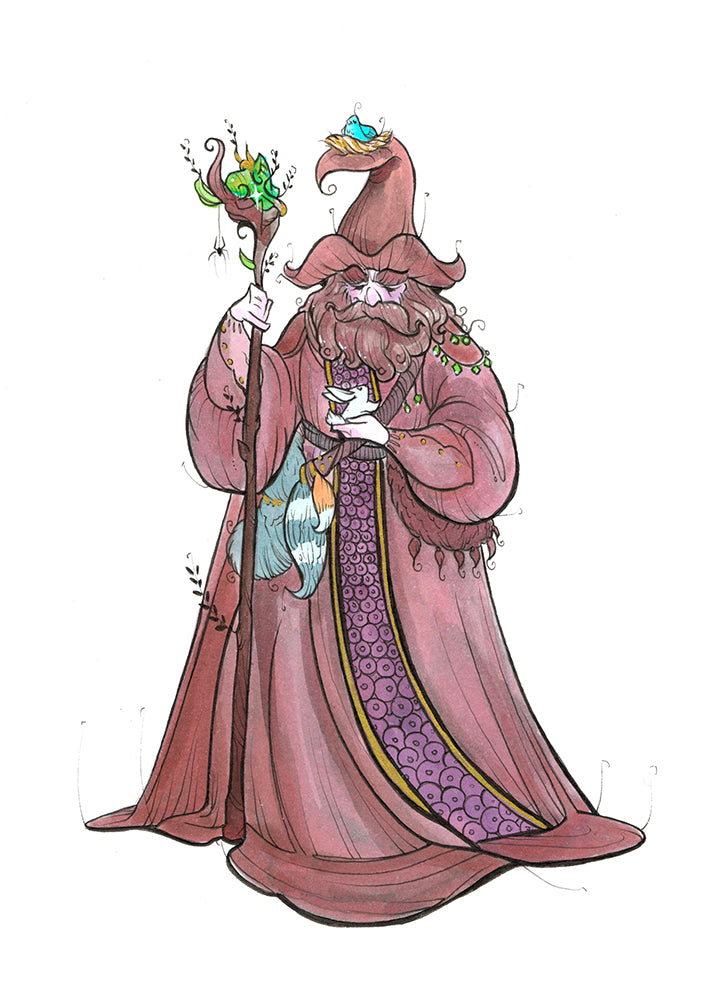Brown Wiz (Flying Frog Illustration) FFI