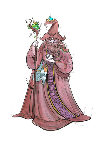 Brown Wiz (Flying Frog Illustration) FFI