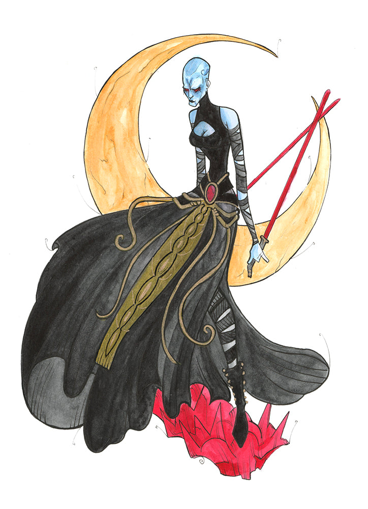 Rouge Rogue (Flying Frog Illustration) FFI