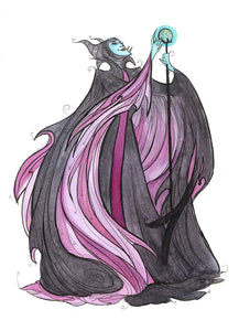 Dark Faerie (Flying Frog Illustration) FFI