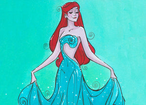 Wave Dress (Flying Frog Illustration) FFI