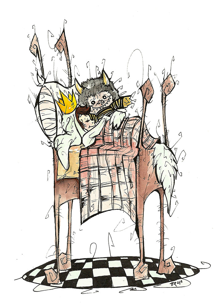 Dreaming Wild (Flying Frog Illustration) FFI