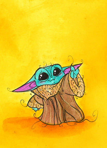 Baby Yoyo (Flying Frog Illustration) FFI