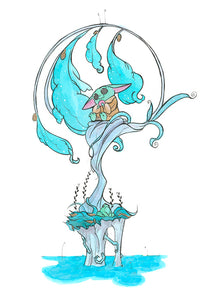 Yoyo Tree (Flying Frog Illustration) FFI