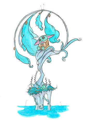 Yoyo Tree (Flying Frog Illustration) FFI