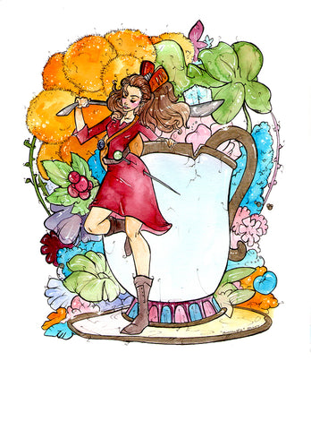 Arrietty (Flying Frog Illustration) FFI
