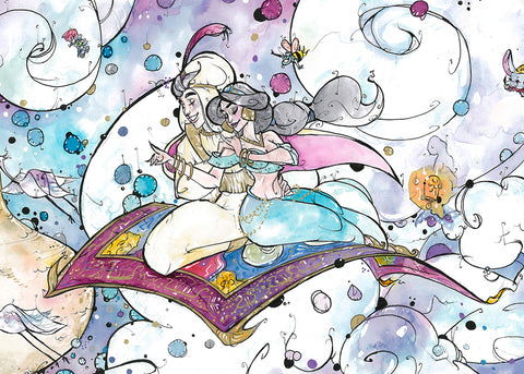 Carpet Ride (Flying Frog Illustration) FFI