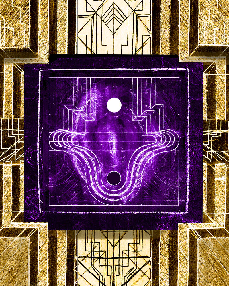Deco Electro Glyph #5 from the Temple of Metroploton