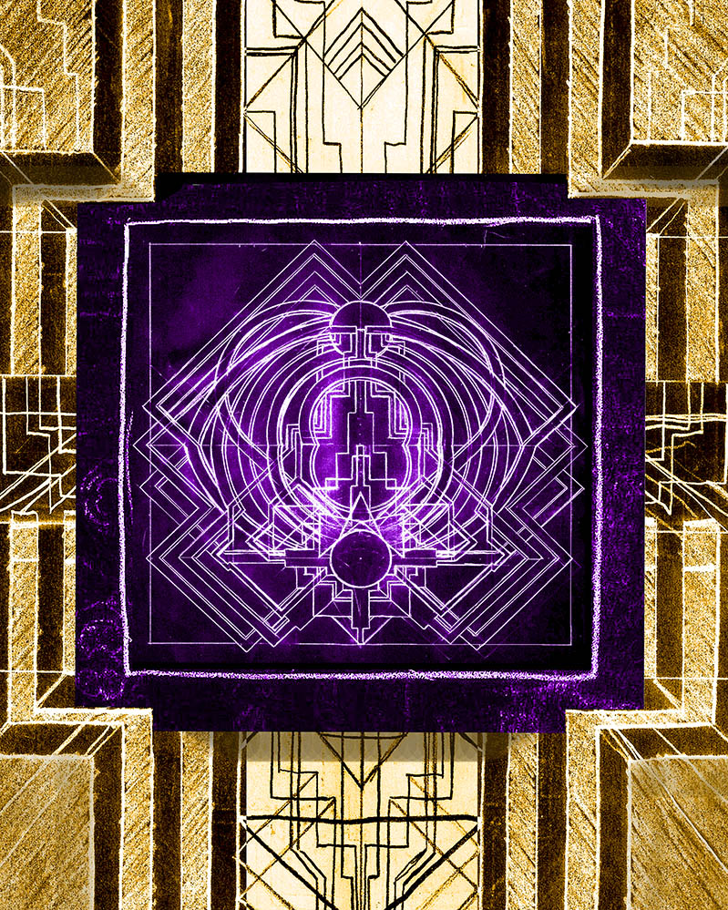 Deco Electro Glyph #7 from the Temple of Metroploton