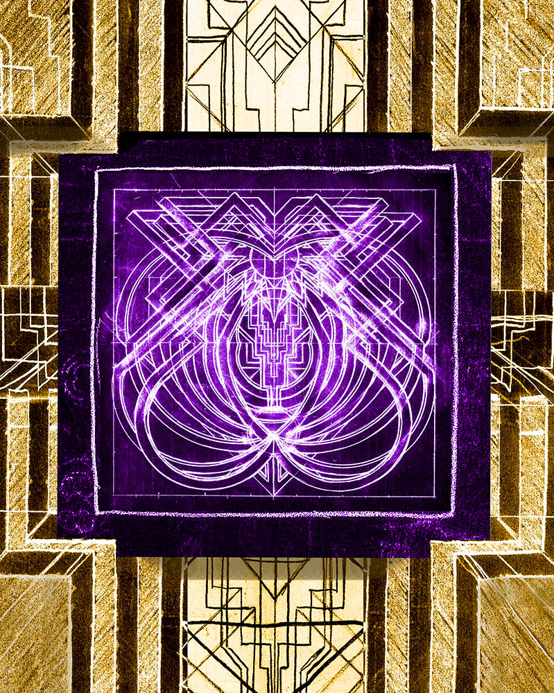 Deco Electro Glyph #8 from the Temple of Metroploton