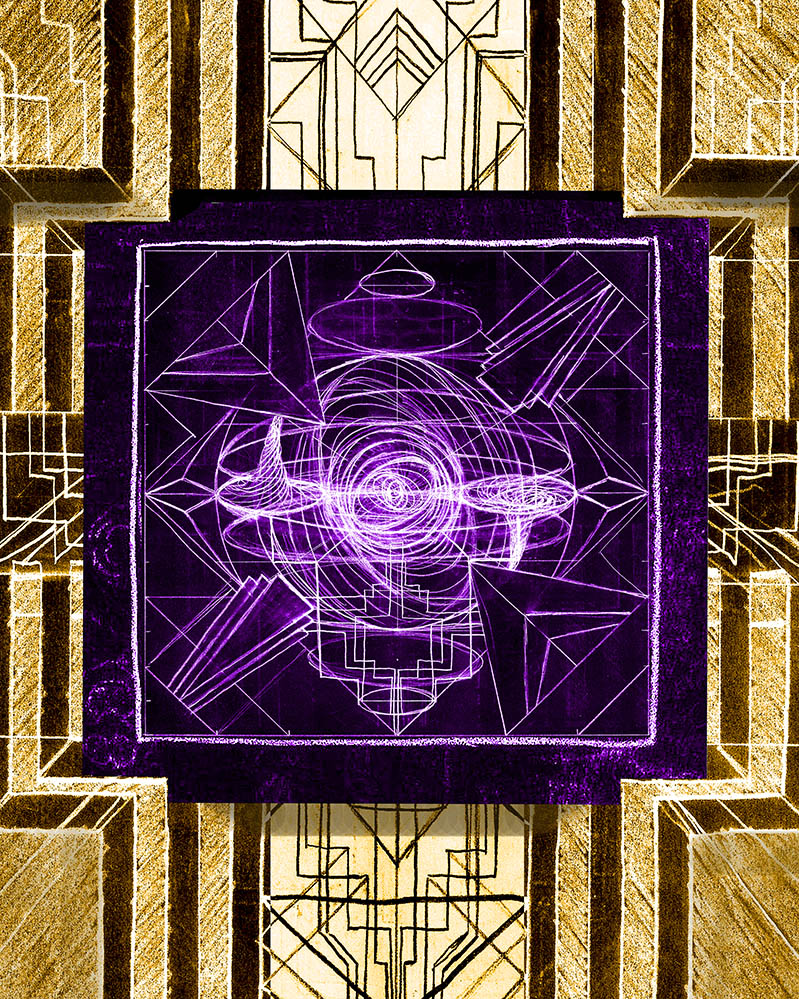 Deco Electro Glyph #9 from the Temple of Metroploton
