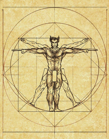 Vitruvian X Man (Modernizing the Masters collection)