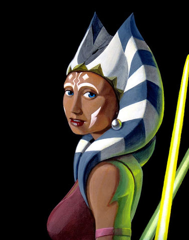 Multiverse Wars (Modernizing the Masters) Girl With a Pearl Earring and Two Light Sabers